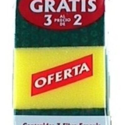 Pack 3u fibra esponja nueva-2561