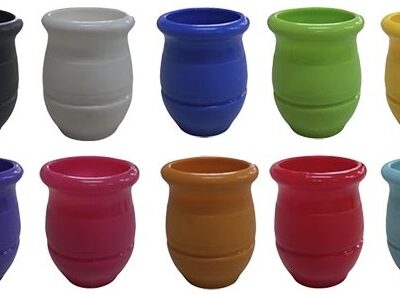Mate simple plastico de colores OFERTA-6185