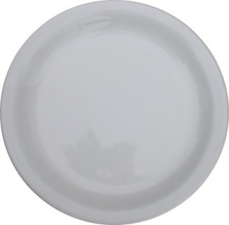 Plato hondo cerámica blanco-7371