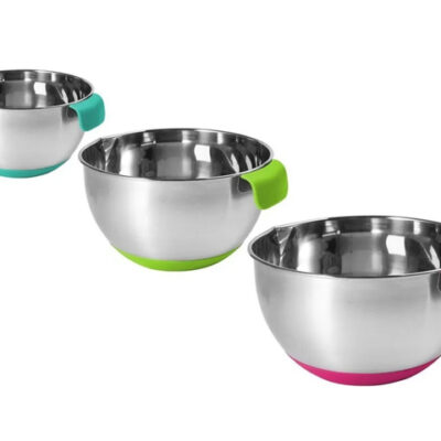 Bowl de acero asa y base antideslizante 25cm-0029