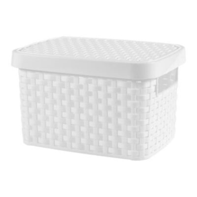 Caja kendy rattan n°2 con tapa-3581