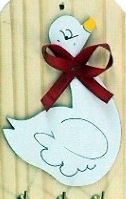 Porta llave de madera patito-0221