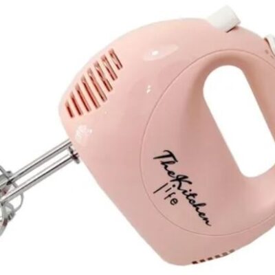 Batidora de mano rosa-4872