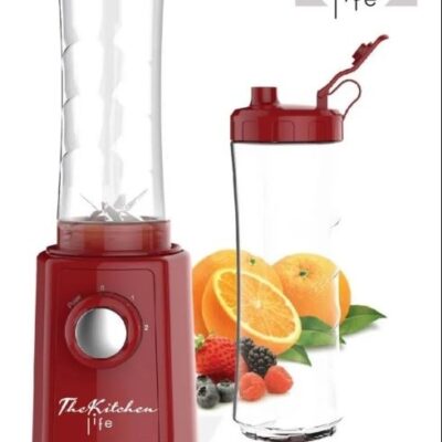 Licuadora indiv 250w roja-9877