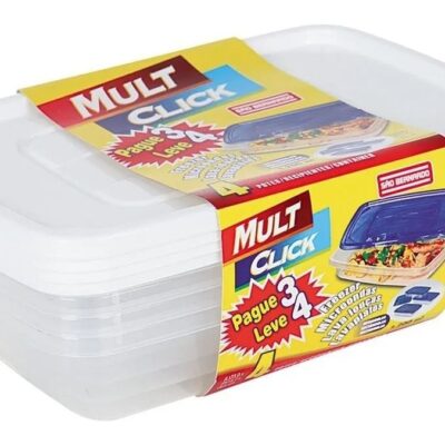 Hermetico sao rectangular  x4u 1200ml-5005
