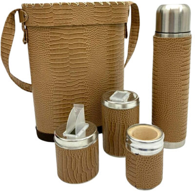 Bolso completo croco ocre-6302