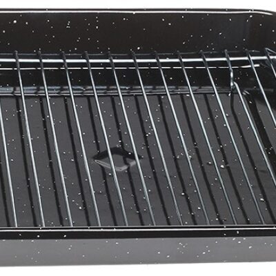 Asadera enlozada con rejilla nº40-6594