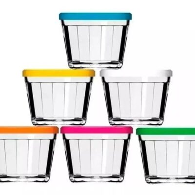 Bowl americano 7cm con tapa plastica-7001