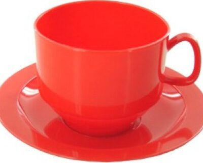 Taza y plato de desayuno-7241