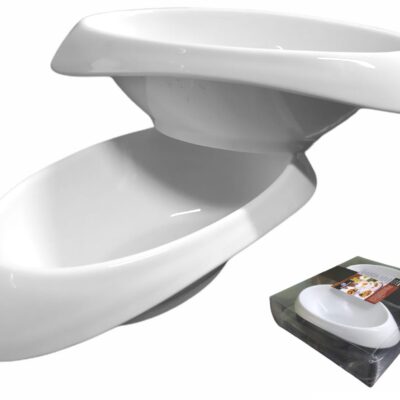 Copetinero oval porcelana x2-7494