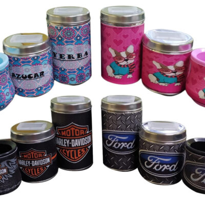 Set de mate decorado en bolsa-8415