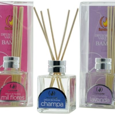 Fragancia 50ml con varillas bambu-8621