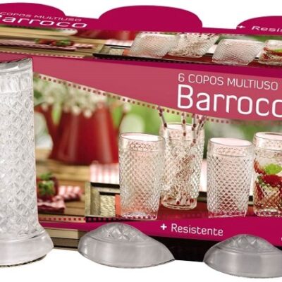 Vaso barroco pack x 6U-9465