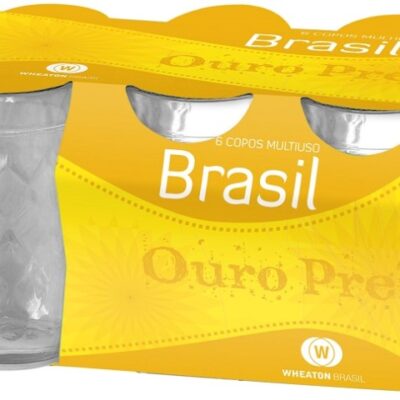 Vaso wheaton ouro preto packx6-9475