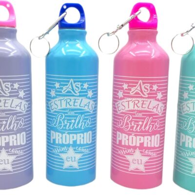 Botella de aluminio 500cc decorada-0131