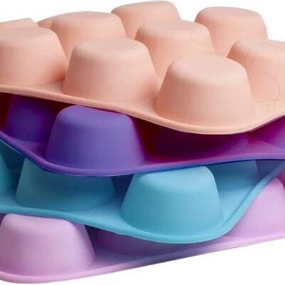 Molde muffins silicona x 12u -8103