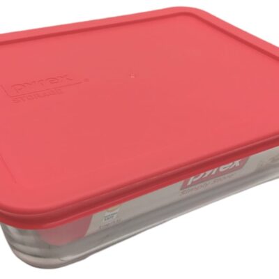 Fuente rectangular con tapa Pyrex 0.75l-9374