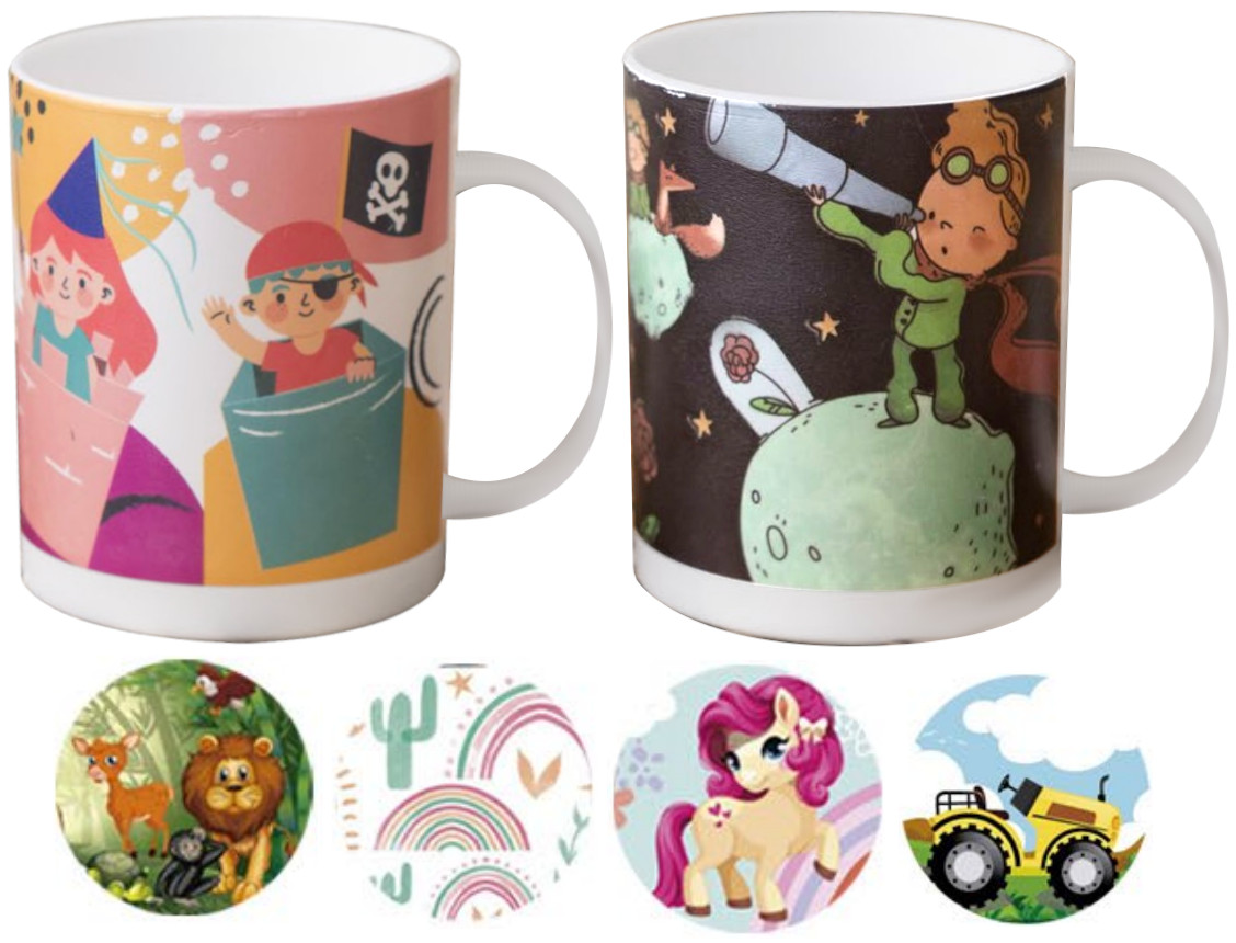 Taza estampada recta infantil-0171 - Imagen 2